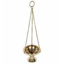Load image into Gallery viewer, Metal Triple Moon hanging Incense Censer thurible
