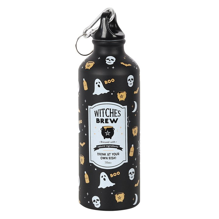 Metal water bottle - witches brew