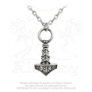 Thor's Hammer Amulet necklace - Alchemy Gothic