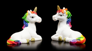 Rainbow wishes mini unicorns in bag (set of 2)