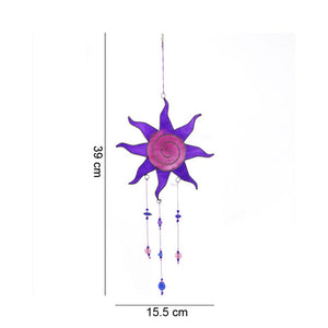 suncatcher - purple sun spiral