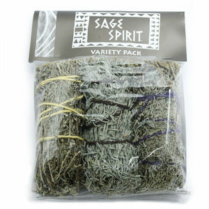 Variety Pack - Small Smudge Sticks (Pack of 3) 12cm