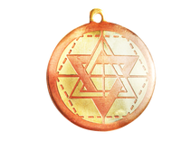 Load image into Gallery viewer, Star charm - Star of Solomon magickal amulet
