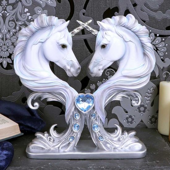 Pure Affection Baroque Unicorn Bust Figurine 20.5cm