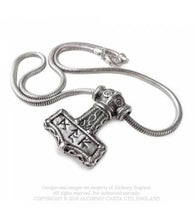 Load image into Gallery viewer, Bindrune Hammer necklace - Alchemy Gothic
