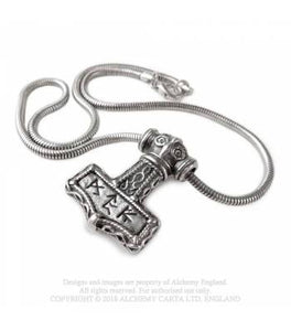 Bindrune Hammer necklace - Alchemy Gothic