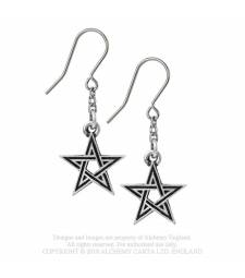 Black star earrings - Alchemy gothic