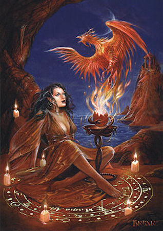 Greeting card - Phoenix rising
