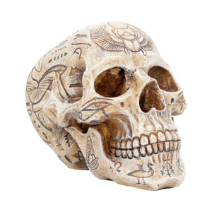 Heiroglyphic skull 15cm Egyptian designs