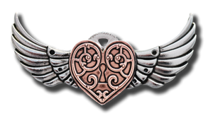 Valkyrie heart brooch - Anne stokes