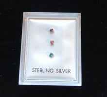 Load image into Gallery viewer, Set of 3  silver nose studs
