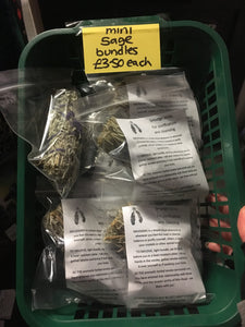Small desert sage smudge bundle (4")