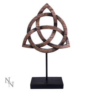 Triquetra symbol on stand 36cm