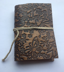 Small leather notebook 10cm