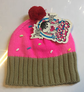 Cupcake, knitted hat by cupcake cult (2 colours)