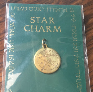 Star charm - Pentacle of eden - magickal amulet