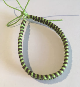 Friendship bracelet - waxed cord