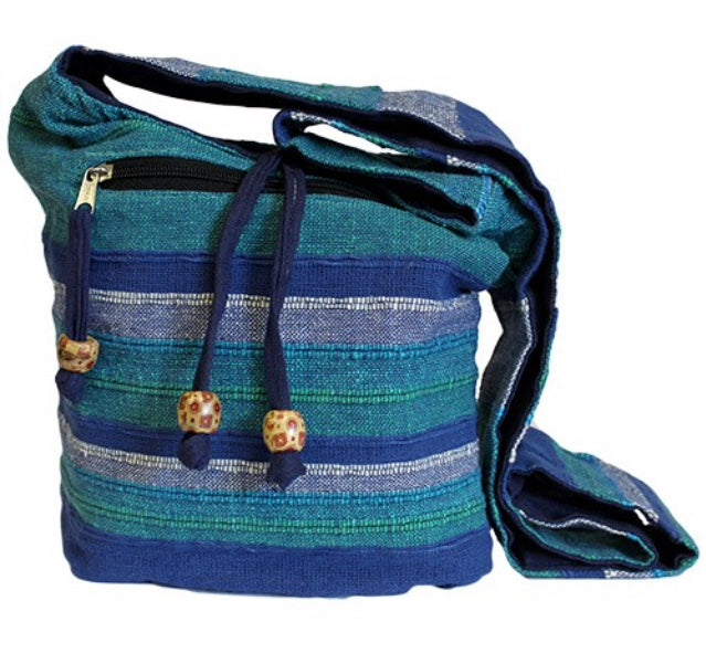 Nepalese sling bag - River
