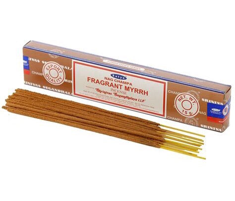 Satya Fragrant myrrh incense sticks 15g
