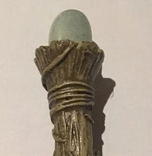 Load image into Gallery viewer, Crystal wand gemstone pen sceptre
