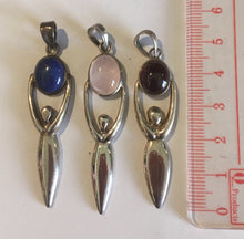 Load image into Gallery viewer, Sterling silver goddess pendants

