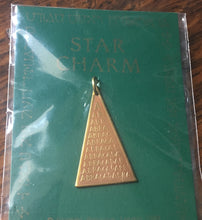Load image into Gallery viewer, Star charms - Abraca triangle magickal amulet
