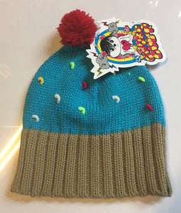 Cupcake, knitted hat by cupcake cult (2 colours)