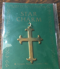 Load image into Gallery viewer, Star charm - Celtic cross
