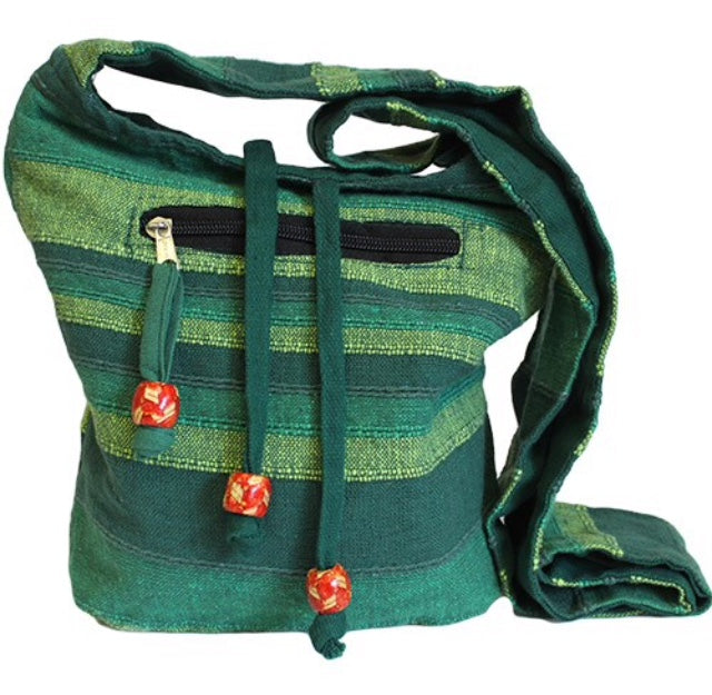 Nepalese sling bag - Forest