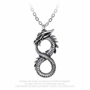 Infinity dragon necklace - Alchemy Gothic