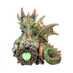 Malachite dragonling figure 13cm