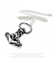 Load image into Gallery viewer, Mjollnir thor&#39;s hammer necklace - Alchemy Gothic
