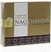 Golden Nag Chandan (sandalwood) incense cones