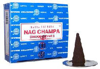 Satya Nag champa dhoop incense cones