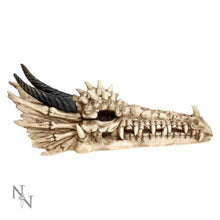 Load image into Gallery viewer, Draco skull incense stick holder 24cm

