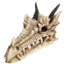 Load image into Gallery viewer, Draco skull incense stick holder 24cm

