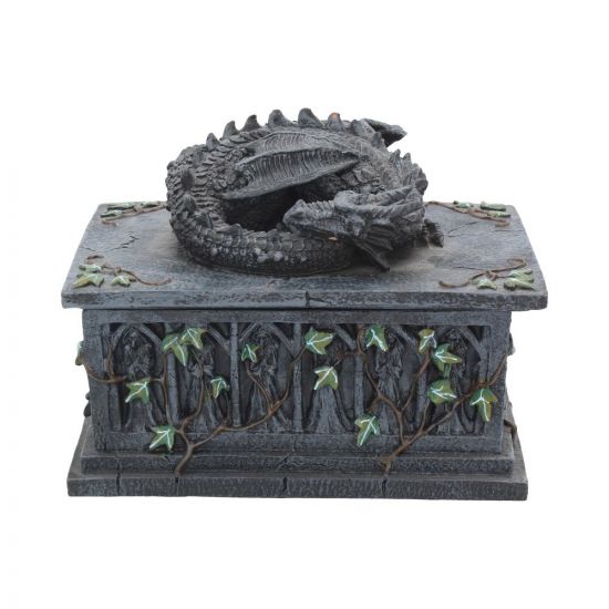 Dragon ivy gothic tarot card box 18cm