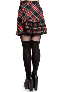 Patsy tartan mini skirt by Hell bunny