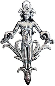 Sterling silver Mandrake pendant - sigils of the craft