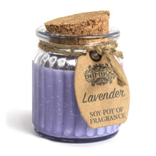 Load image into Gallery viewer, Scented candle - Soy pot of fragrance - Lavender
