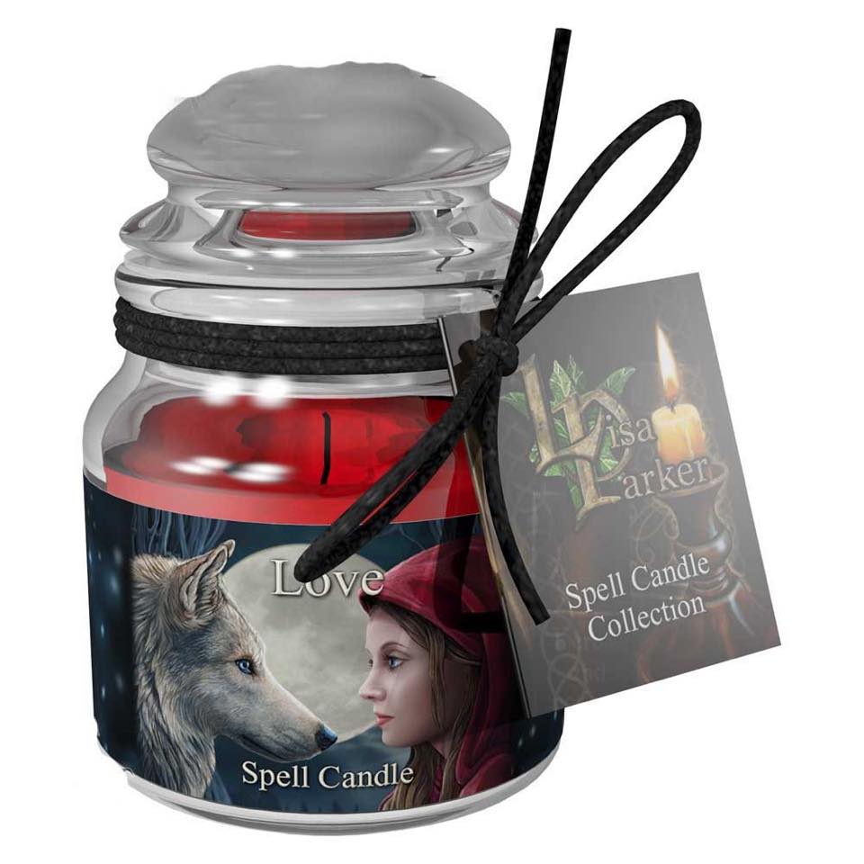 Spell jar scented candle - Love (Red Rose)