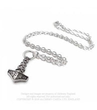 Load image into Gallery viewer, Thor&#39;s Hammer Amulet necklace - Alchemy Gothic
