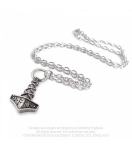 Thor's Hammer Amulet necklace - Alchemy Gothic