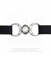 Load image into Gallery viewer, Triple Goddess moon choker necklace - Alchemy Gothic
