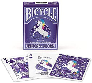Unicorn playing cards - Bicycle brand