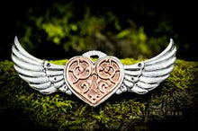 Load image into Gallery viewer, Valkyrie heart brooch - Anne stokes
