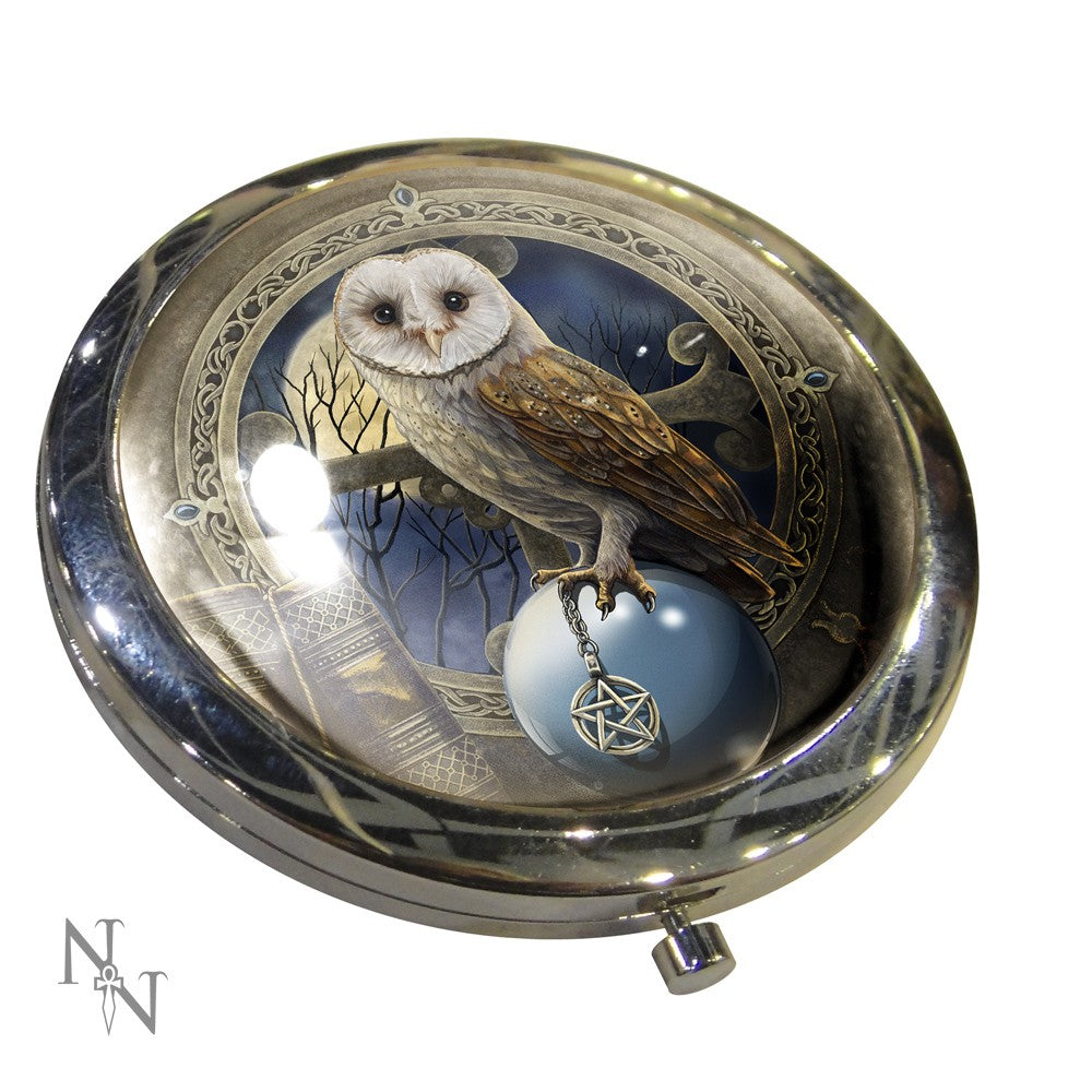 Compact mirror - Spell keeper owl Lisa Parker
